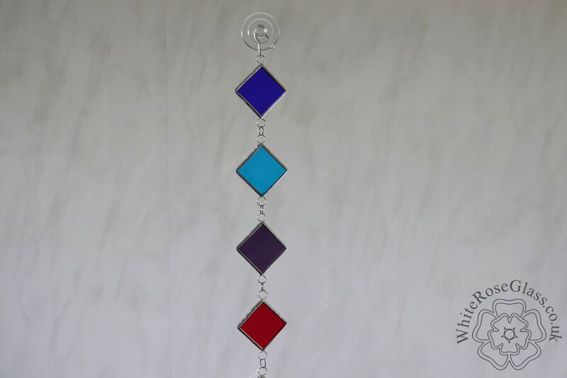 Diamond Hanging Suncatcher - Large Rainbow - product image  