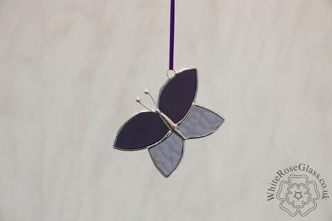 Butterfly,-,Simple,Purple,Hanger,Suncatcher, Gift, Home Decoration, Butterfly