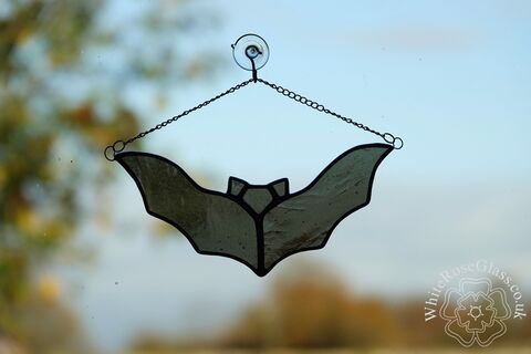 Bat,Transparent,Black,Halloween,Simple,Hanger,Suncatcher, Gift, Home Decoration, Bat