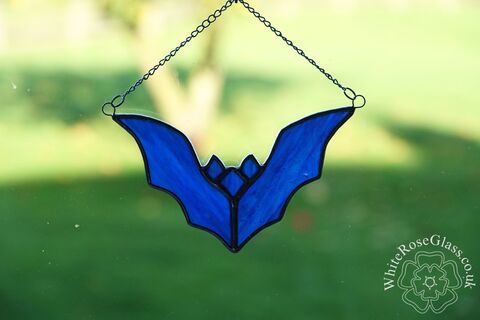 Bat,Blue,Opal,Halloween,Simple,Hanger,Suncatcher, Gift, Home Decoration, Bat