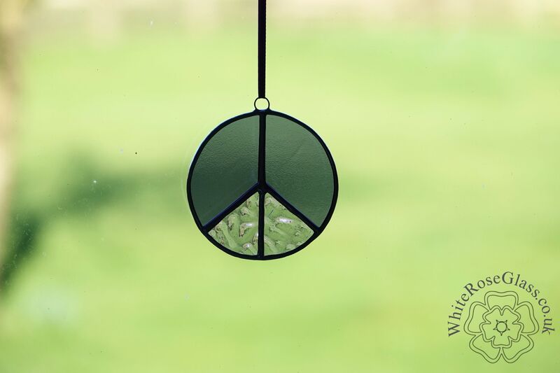 Purple Peace Symbol Suncatcher - product image  