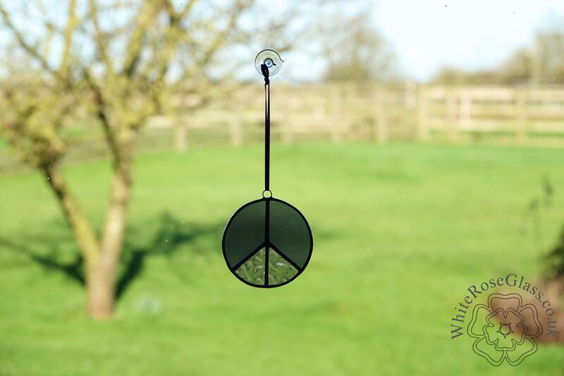 Purple Peace Symbol Suncatcher - product image  