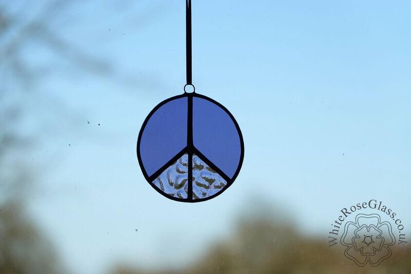 Purple Peace Symbol Suncatcher - product image  