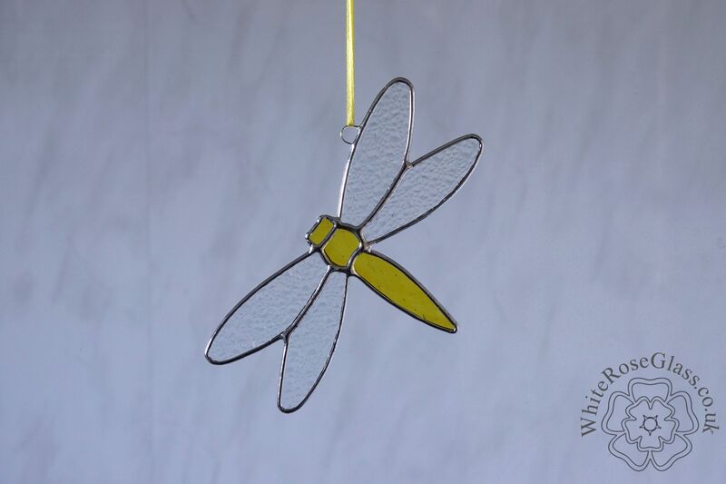 Dragonfly Suncatcher - Yellow  - product image  
