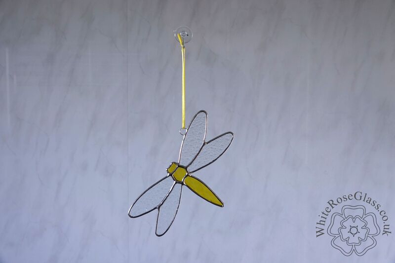 Dragonfly Suncatcher - Yellow  - product image  