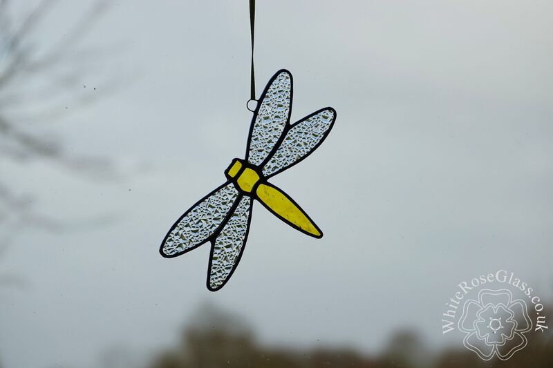 Dragonfly Suncatcher - Yellow  - product image  