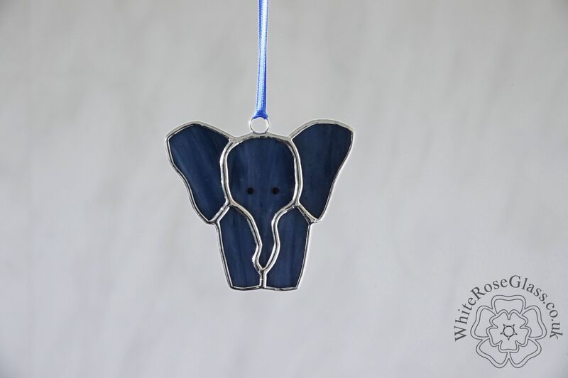 Elephant - Standing Baby - Blue/Grey - product image  