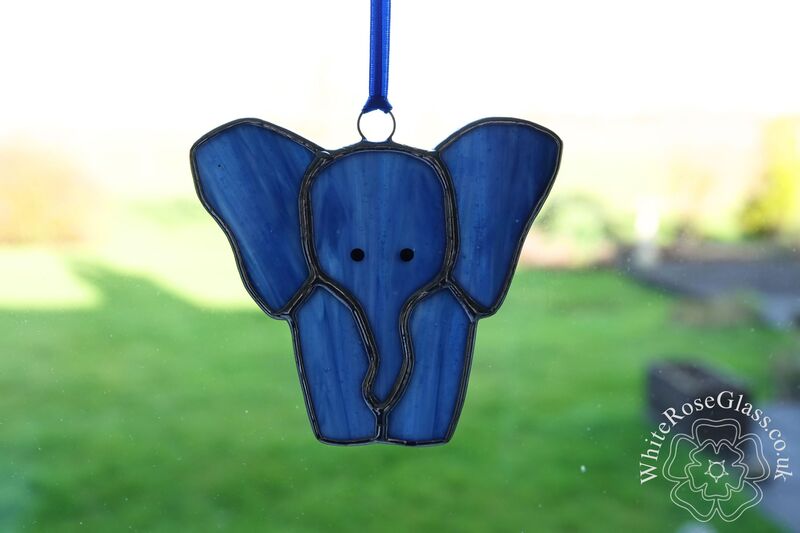 Elephant - Standing Baby - Blue/Grey - product image  