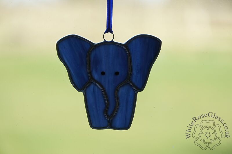 Elephant - Standing Baby - Blue/Grey - product image  