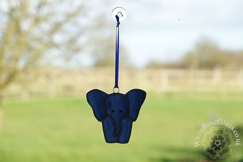 Elephant - Standing Baby - Blue/Grey - product image  