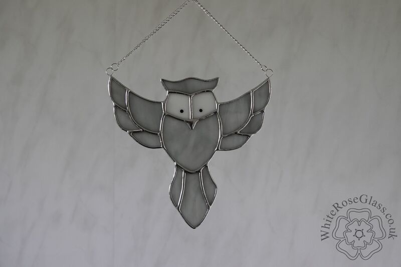 Owl Flying Cartoon - Grey/White - product image  