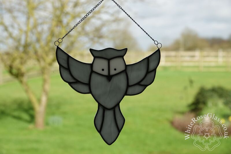 Owl Flying Cartoon - Grey/White - product image  