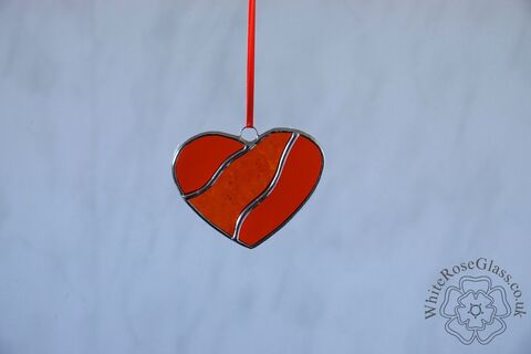 Heart,-,3-Piece,Oranges,Suncatcher, Gift, Home Decoration, Heart