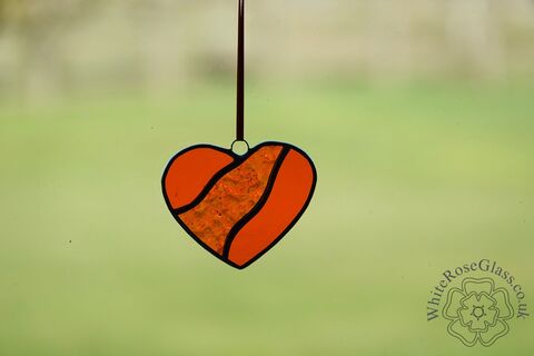 Heart,-,3-Piece,Oranges,Suncatcher, Gift, Home Decoration, Heart