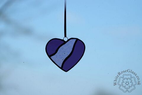 Heart,-,3-Piece,Purples,Suncatcher, Gift, Home Decoration, Heart