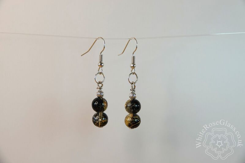 Earrings - Black + Gold - product image  