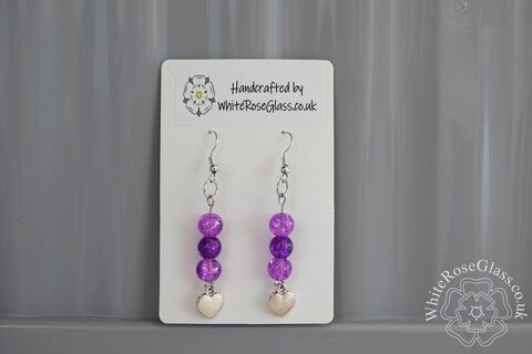 Earrings,-,Pinks,+,Heart,Charm,Jewellery, Gift, Home Decoration, Earrings