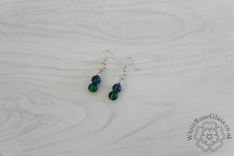 Earrings - Turquoise + Dark Green - product image  
