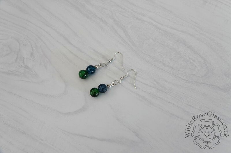 Earrings - Turquoise + Dark Green - product image  