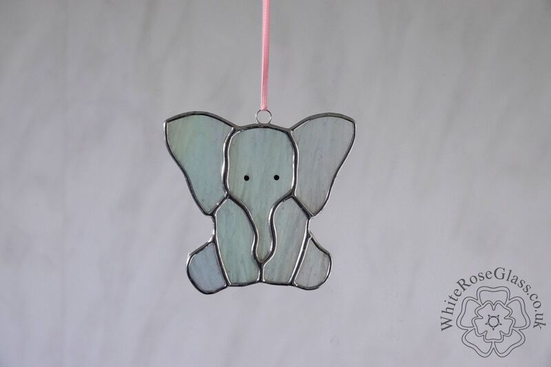Elephant - Sitting Baby - Pearl White - product image  