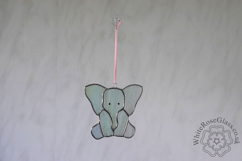 Elephant - Sitting Baby - Pearl White - product image  