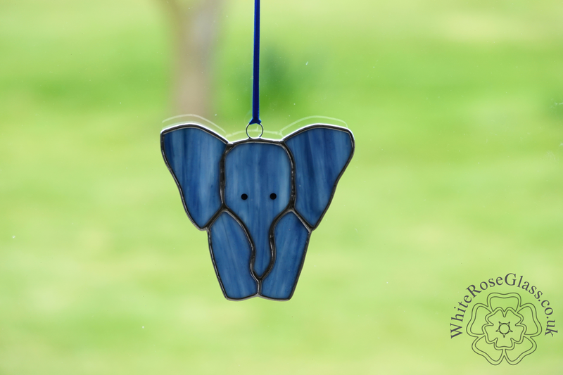 Elephant - Standing Baby - Blue/Grey - product image  