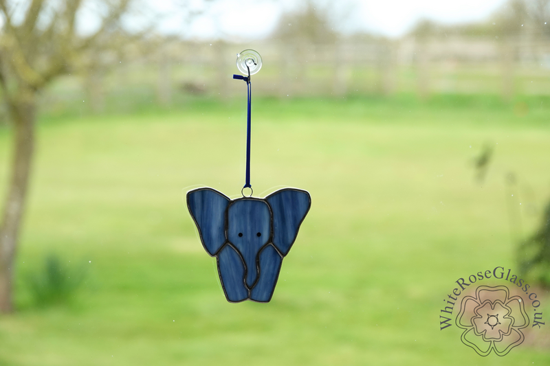 Elephant - Standing Baby - Blue/Grey - product image  