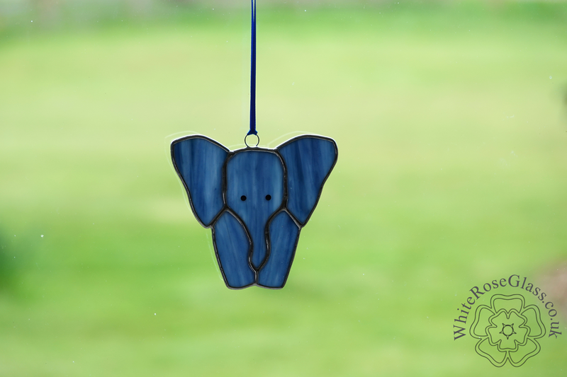 Elephant - Standing Baby - Blue/Grey - product image  