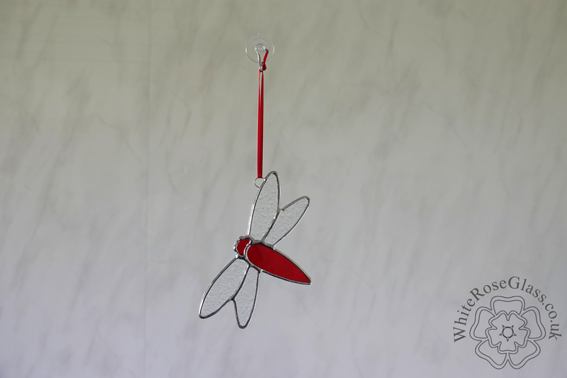 Dragonfly Small Suncatcher - Red - product image  