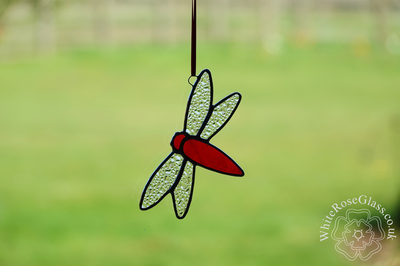 Dragonfly Small Suncatcher - Red - product image  