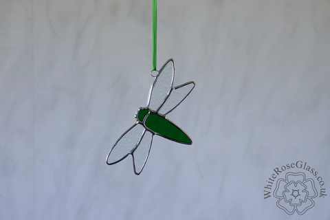 Dragonfly,Small,Suncatcher,-,Green, Hanger, Gift, Home Decoration, Dragonfly 