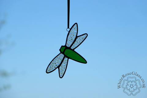 Dragonfly,Small,Suncatcher,-,Green, Hanger, Gift, Home Decoration, Dragonfly 