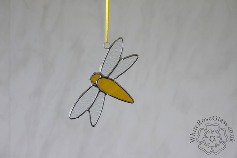 Dragonfly,Small,Suncatcher,-,Yellow, Hanger, Gift, Home Decoration, Dragonfly 