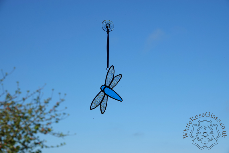 Dragonfly Small Suncatcher - Blue  - product image  