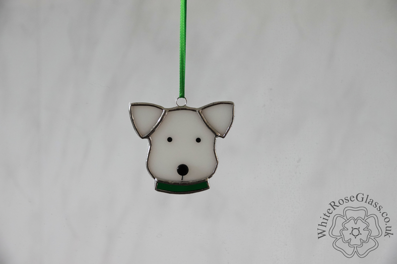 Dog Head + Collar - Green  - product image  