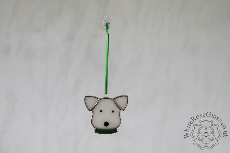 Dog Head + Collar - Green  - product image  