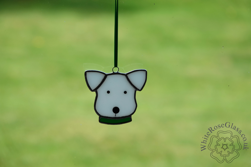 Dog Head + Collar - Green  - product image  