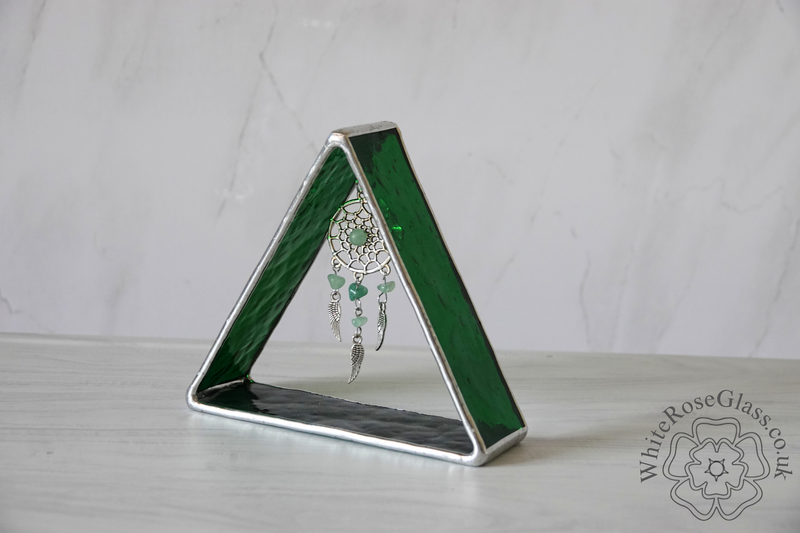 3D Triangle Dreamcatcher Dangler - Green - product image  