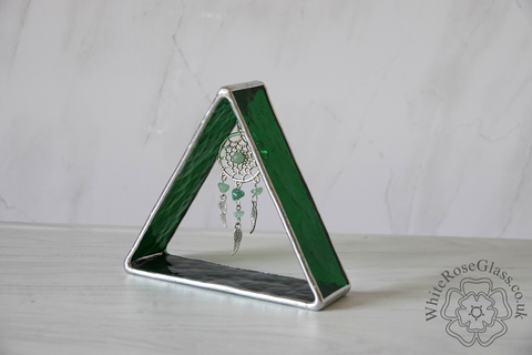3D,Triangle,Dreamcatcher,Dangler,-,Green,Suncatcher, Gift, Home Decoration, Dreamcatcher, 3D