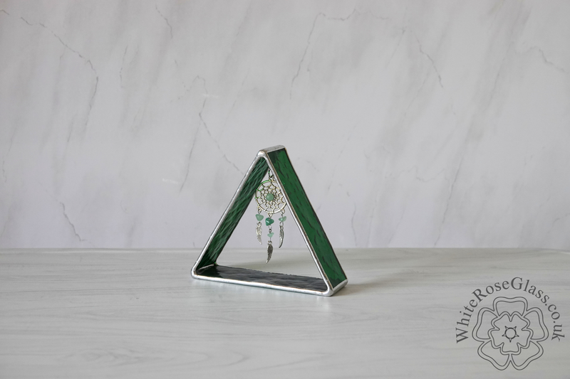 3D Triangle Dreamcatcher Dangler - Green - product image  