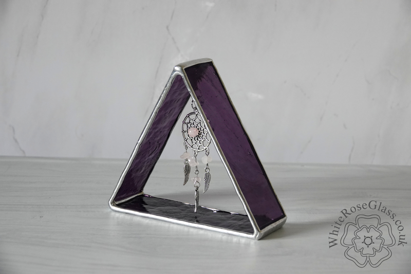 3D Triangle Dreamcatcher Dangler - Purple - product image  
