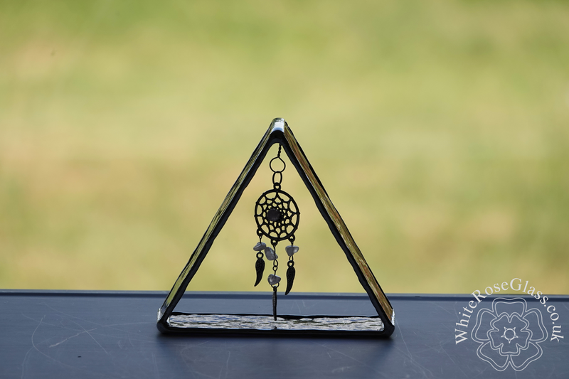 3D Triangle Dreamcatcher Dangler - Purple - product image  