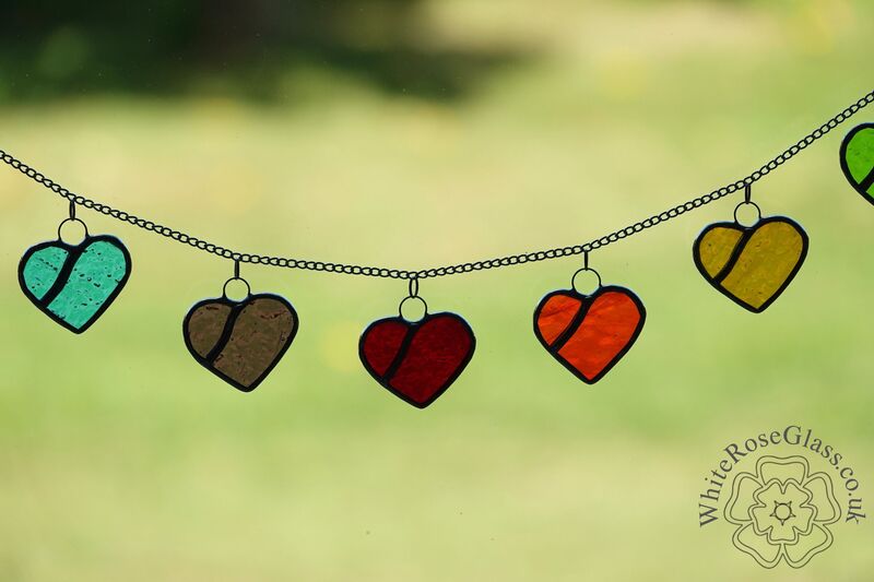 Rainbow Hearts Bunting - product image  