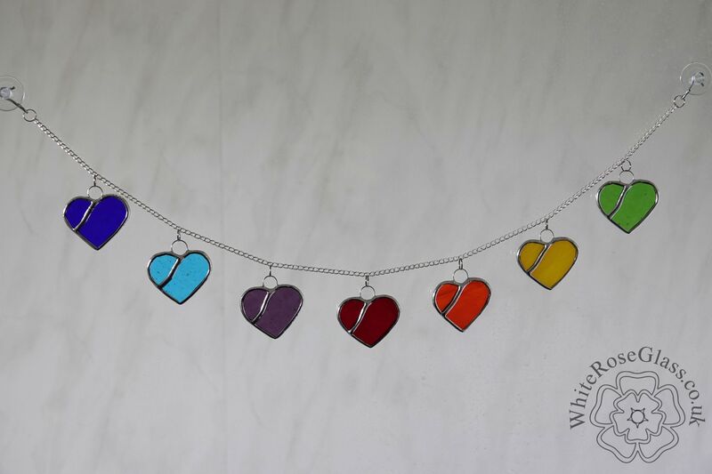 Rainbow Hearts Bunting - product image  