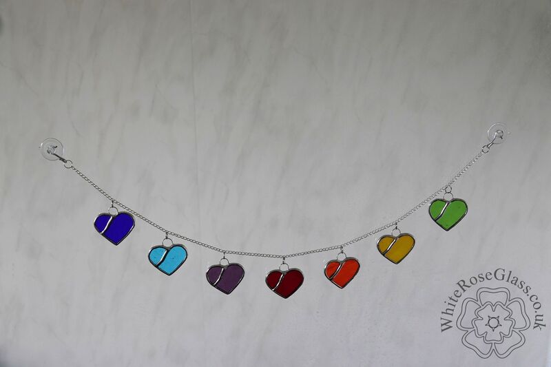 Rainbow Hearts Bunting - product image  