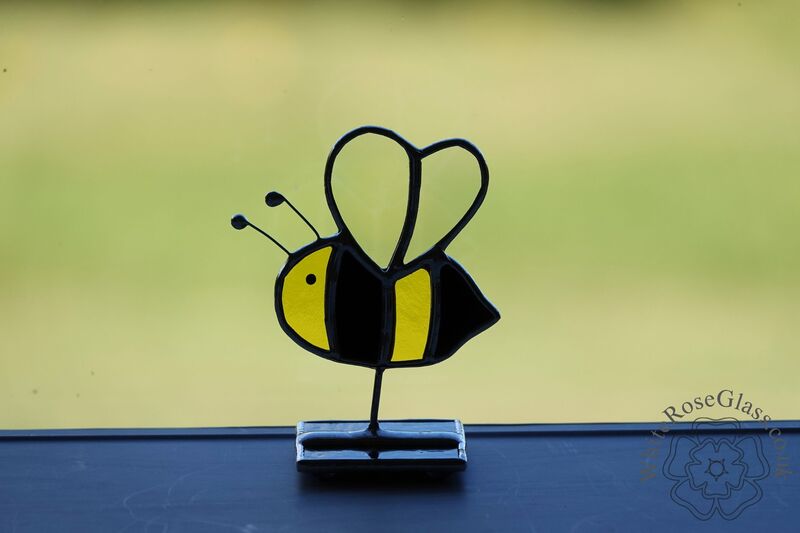 Bee Small Bumble (Antenna) Freestanding Suncatcher - product image  