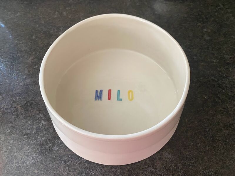 Personalised dog bowl - product image