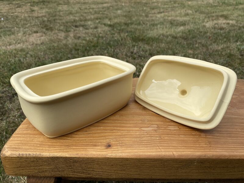 Yellow Butter Dish - product image