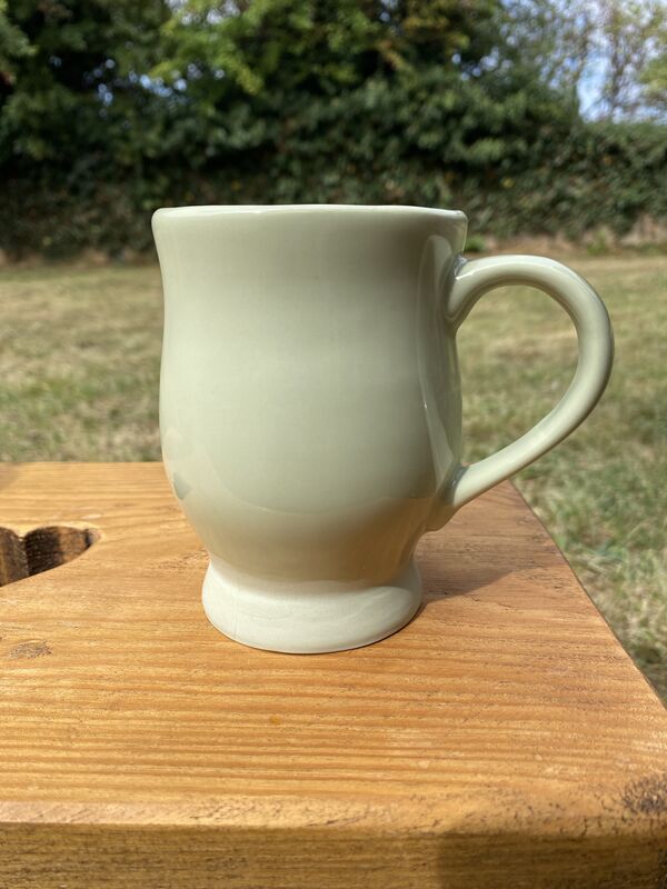 Green glazed everyday mug - product image