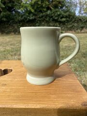 Green,glazed,everyday,mug,Mug, Everyday mug, handmade, ceramics